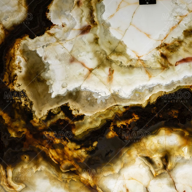 18 - White Onyx - Backlit